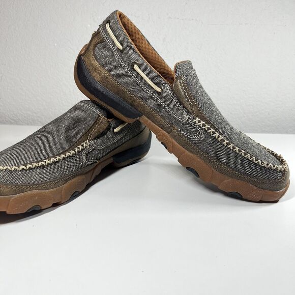 Twisted X Men's ECO TWX Slip-On Driving Moccasins~Moc Toe~MDMS012~Size 8 - Picture 9 of 9